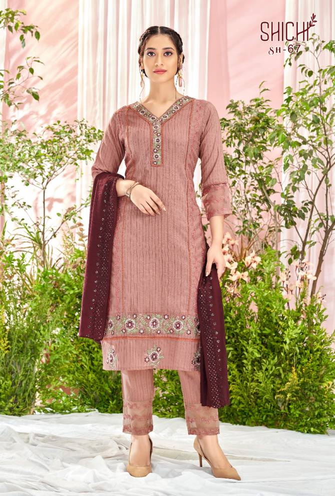 Shichi saanjh Heavy Festive Wear Designer Readymade Salwar Suit Collection